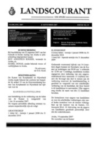 Landscourant van Aruba 2007, no. 19, DWJZ - Directie Wetgeving en Juridische Zaken