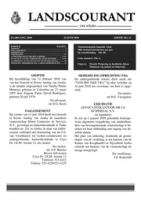 Landscourant van Aruba 2010, no. 13, DWJZ - Directie Wetgeving en Juridische Zaken