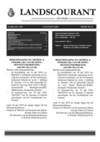 Landscourant van Aruba 2010, no. 16, DWJZ - Directie Wetgeving en Juridische Zaken