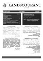 Landscourant van Aruba 2011, no. 01, DWJZ - Directie Wetgeving en Juridische Zaken