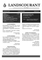 Landscourant van Aruba 2011, no. 17, DWJZ - Directie Wetgeving en Juridische Zaken