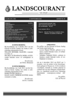 Landscourant van Aruba 2012, no. 20, DWJZ - Directie Wetgeving en Juridische Zaken