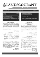 Landscourant van Aruba 2021, no. 7, DWJZ - Directie Wetgeving en Juridische Zaken