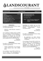 Landscourant van Aruba 2021, no. 25, DWJZ - Directie Wetgeving en Juridische Zaken
