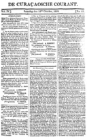 De Curacaosche Courant (12 October 1816)