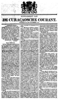 De Curacaosche Courant (10 November 1817)