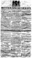 De Curacaosche Courant (5 April 1834)