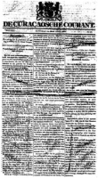 De Curacaosche Courant (26 April 1834)