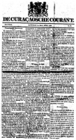 De Curacaosche Courant (25 April 1835)