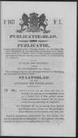 Publicatieblad van Curacao en onderhoorigheden 1877 no. 7, Gouverneur van Curacao en Onderhoorigheden