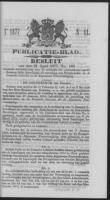 Publicatieblad van Curacao en onderhoorigheden 1877 no. 11, Gouverneur van Curacao en Onderhoorigheden
