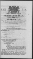 Publicatieblad van Curacao en onderhoorigheden 1877 no. 16, Gouverneur van Curacao en Onderhoorigheden