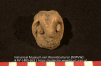 Gelaat (fragment) (Collectie Wereldculturen, RV-1403-263)