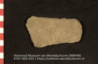 Bijl (fragment) (Collectie Wereldculturen, RV-1403-433)