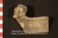 Kop van een dierenfiguur (Collectie Wereldmuseum, RV-1403-591)