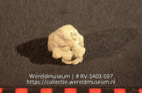 Kop van een dierenfiguur (Collectie Wereldmuseum, RV-1403-597)