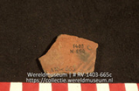Pot (fragment) (Collectie Wereldmuseum, RV-1403-665c)