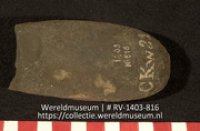 Bijl (fragment) (Collectie Wereldmuseum, RV-1403-816)