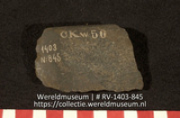 Bijl (fragment) (Collectie Wereldmuseum, RV-1403-845)