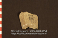 Pot (fragment) (Collectie Wereldmuseum, RV-1403-935d)