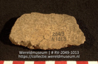 Aardewerk (fragment) (Collectie Wereldmuseum, RV-2049-1013)