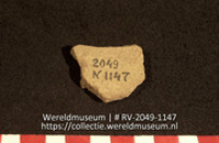 Aardewerk (fragment) (Collectie Wereldmuseum, RV-2049-1147)