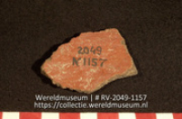Aardewerk (fragment) (Collectie Wereldmuseum, RV-2049-1157)