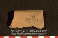 Aardewerk (fragment) (Collectie Wereldmuseum, RV-2049-1192)