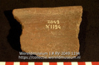 Aardewerk (fragment) (Collectie Wereldmuseum, RV-2049-1194)