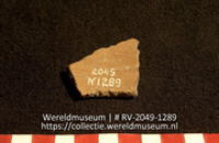 Aardewerk (fragment) (Collectie Wereldmuseum, RV-2049-1289)