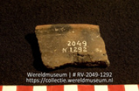 Aardewerk (fragment) (Collectie Wereldmuseum, RV-2049-1292)