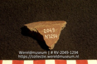 Aardewerk (fragment) (Collectie Wereldmuseum, RV-2049-1294)