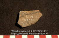 Aardewerk (fragment) (Collectie Wereldmuseum, RV-2049-1332)