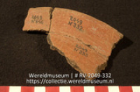 Aardewerk fragment (Collectie Wereldmuseum, RV-2049-332)