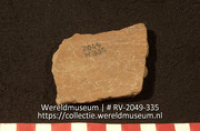 Aardewerk fragment (Collectie Wereldmuseum, RV-2049-335)
