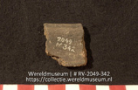 Aardewerk fragment (Collectie Wereldmuseum, RV-2049-342)
