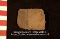 Aardewerk fragment (Collectie Wereldmuseum, RV-2049-4)