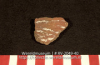 Versierd aardewerk (fragment) (Collectie Wereldmuseum, RV-2049-40)