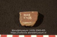 Versierd aardewerk (fragment) (Collectie Wereldmuseum, RV-2049-435)