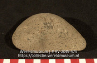 Stamper/maalsteen?; Steen (Collectie Wereldmuseum, RV-2049-479)