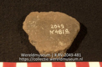 Aardewerk (fragment) (Collectie Wereldmuseum, RV-2049-481)