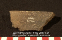 Aardewerk (fragment) (Collectie Wereldmuseum, RV-2049-514)