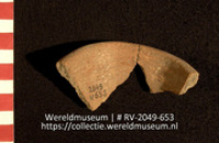 Aardewerk (fragment) (Collectie Wereldmuseum, RV-2049-653)