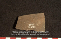 Aardewerk (fragment) (Collectie Wereldmuseum, RV-2049-689)
