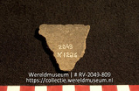 Aardewerk (fragment) (Collectie Wereldmuseum, RV-2049-809)