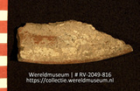 Versierd aardewerk (fragment) (Collectie Wereldmuseum, RV-2049-816)