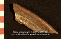 Versierd aardewerk (fragment) (Collectie Wereldmuseum, RV-2049-837)