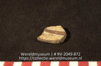 Versierd aardewerk (fragment) (Collectie Wereldmuseum, RV-2049-872)