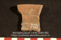 Aardewerk (fragment) (Collectie Wereldmuseum, RV-2049-982)