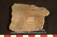 Aardewerk (fragment) (Collectie Wereldmuseum, RV-2049-985)